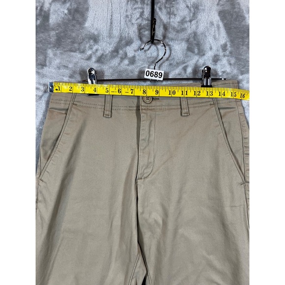 Lee Extreme Comfort Pants Men's 30x29.5* Beige Straight Fit Stretch Chino Golf - Picture 3 of 9